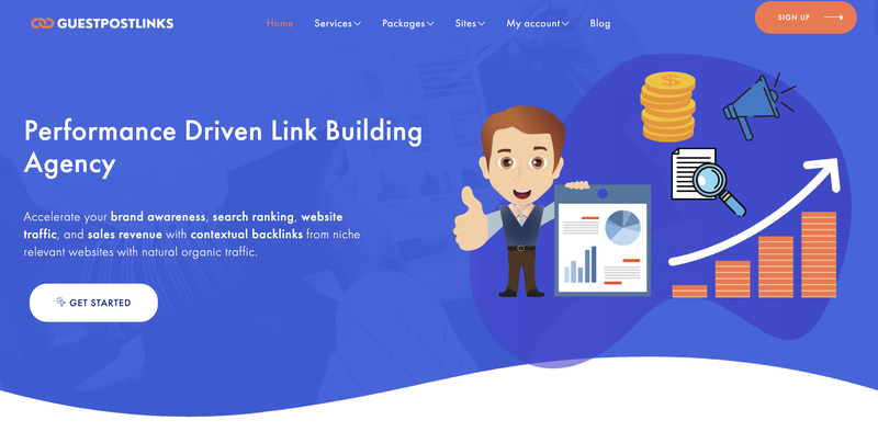 GuesPostLinks website view